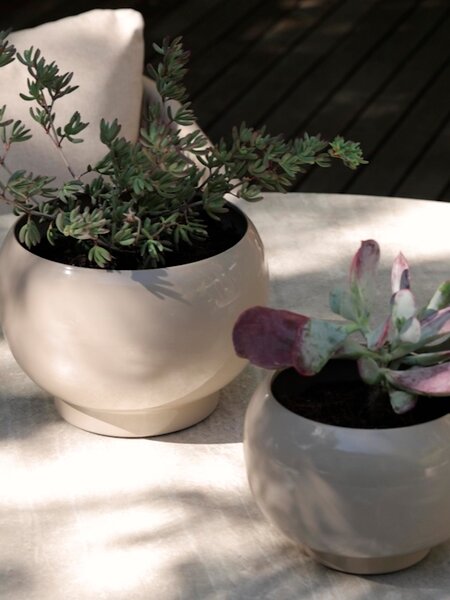 Blomsterpotte LOM Ø23/19 assortert 2 stk/sett