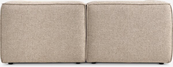 Modular sofa SKIBBY 2 pers. sand fabric