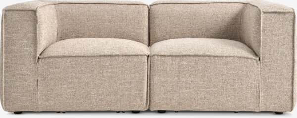 Modular sofa SKIBBY 2 pers. sand fabric
