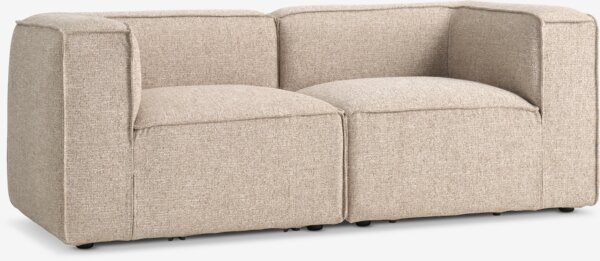 Modular sofa SKIBBY 2 pers. sand fabric