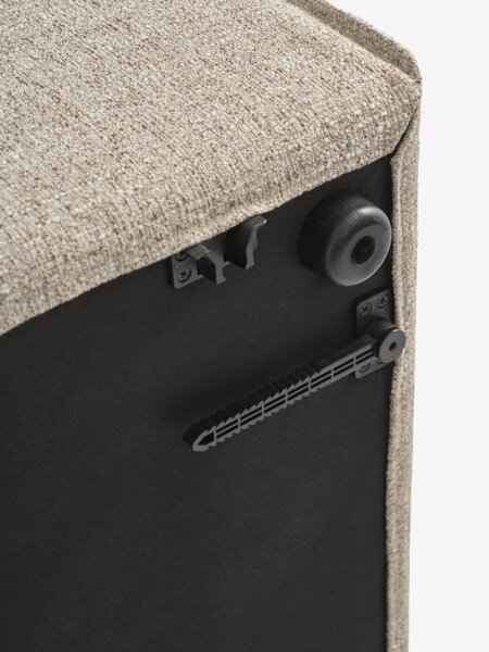 Modular sofa SKIBBY 2 pers. sand fabric