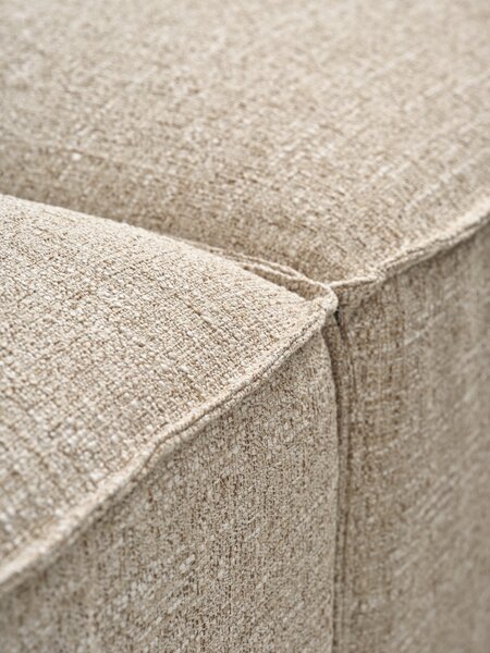 Modular sofa SKIBBY 5 pers. open end sand fabric