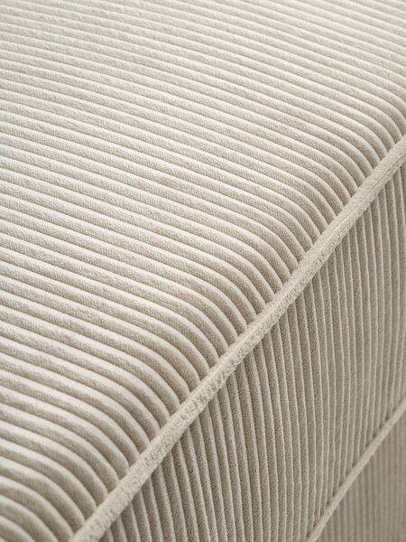 Modular sofa bed SJELLE 3 pers. without armrests beige