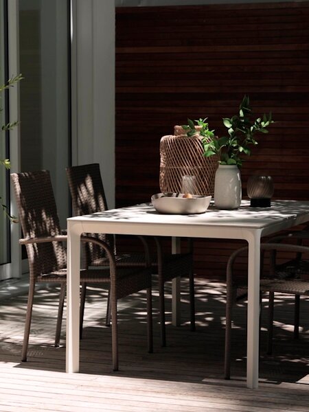 KUMLA L150 table beige + 4 GUDHJEM chair natural