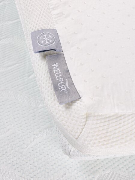 Bäddmadrass 90x200cm WELLPUR BOKSELVI vit