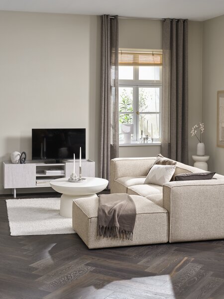 Soffbord LYDUM Ø80 beige fibercement