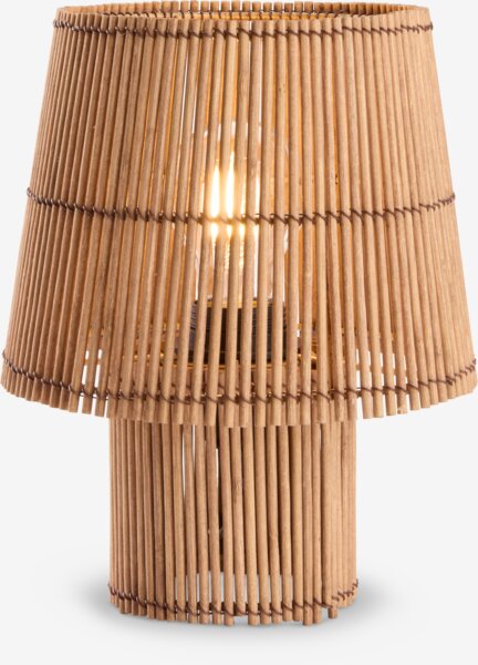 Table lamp HANNIBAL D19xH25cm bamboo