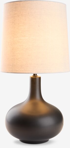 Table lamp JOACHIM D27xH54cm beige/black
