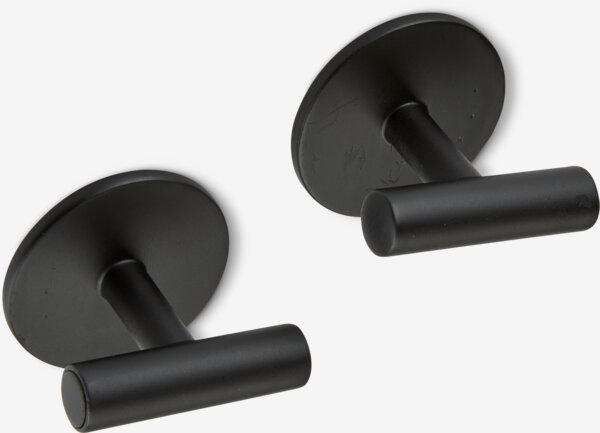 Haken HOLMSUND 2 Stück schwarz