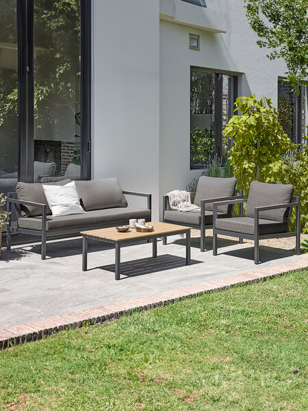 Lounge set BEJSTRUP 4 seater grey