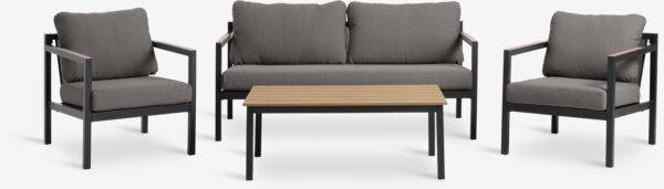 Lounge set BEJSTRUP 4 seater grey