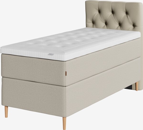 Kontinentalsäng 90x200 cm GAULA + VOLA sand-91 Medium
