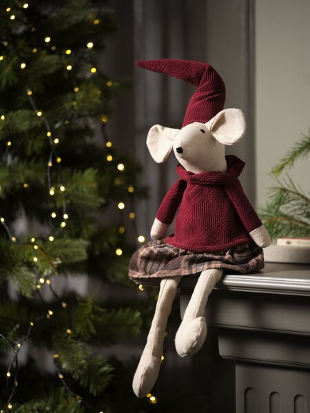 Christmas mouse JULKLAPP H37cm assorted