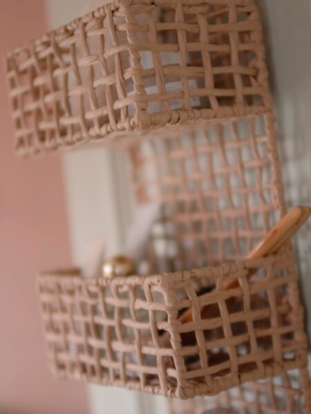 Tiered baskets HAGUDA 3-tier shelf natural