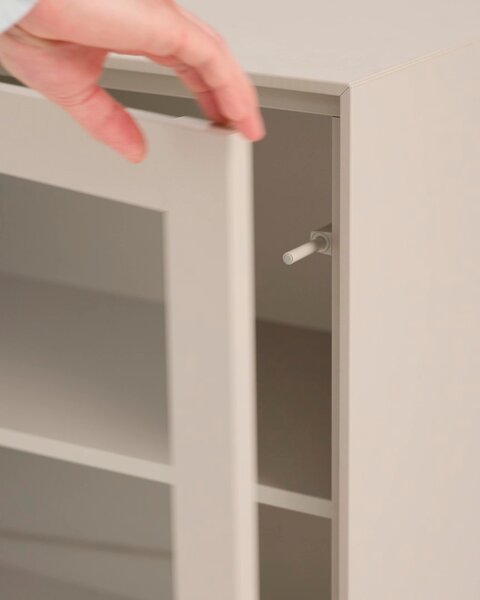Reolsystemmodul GEDSTED skap beige