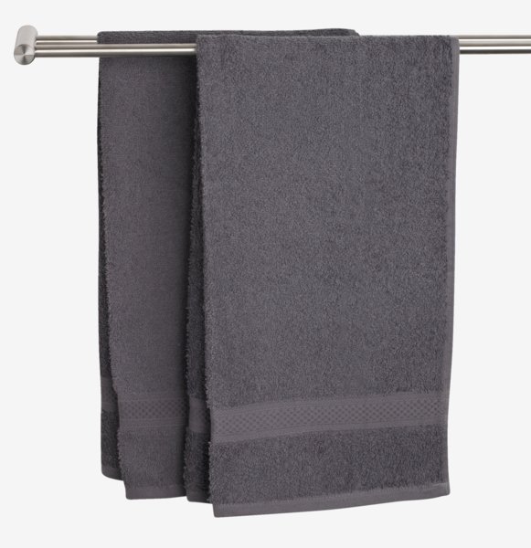 Bath towel UPPSALA 65x130 grey