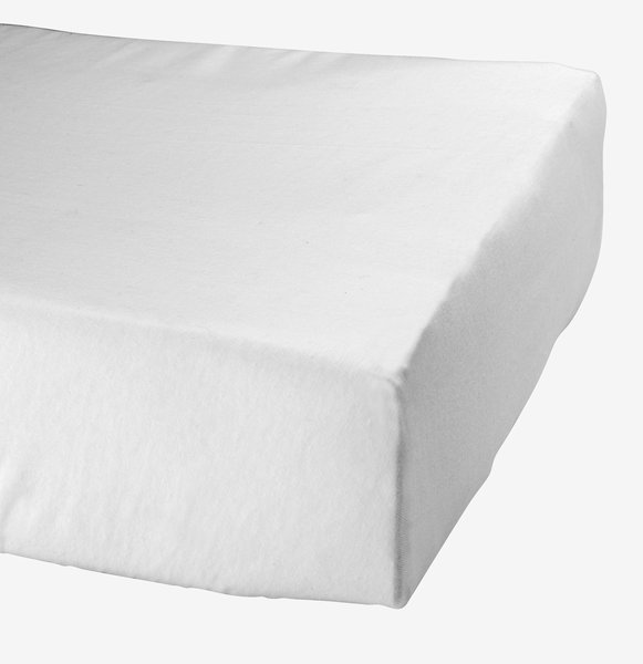 Jersey Fitted sheet JETTE 60x120x15 Junior white