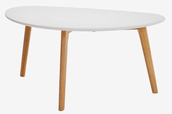 Couchtisch LEJRE 48x85 weiß/Eiche JYSK