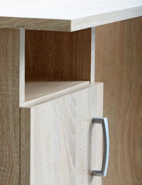Písací stôl EVETOFTE 60x125 farba svetlého duba