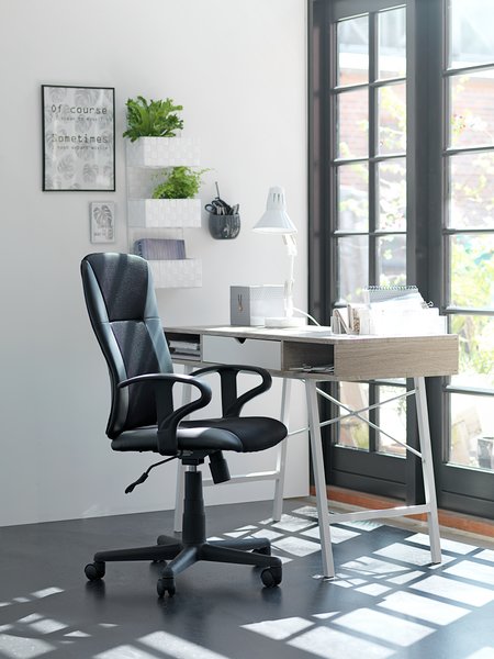 Chaise de bureau professionnelle SUNDS noir