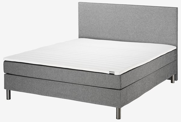 Boxspring 140x200 VERMA BC5 grijs-22 Z