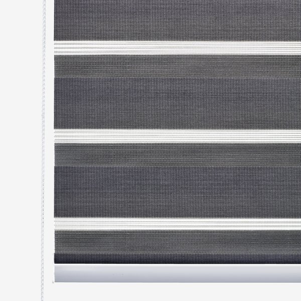 Roller blind Duo ALSTEN 120x180cm with cassette grey