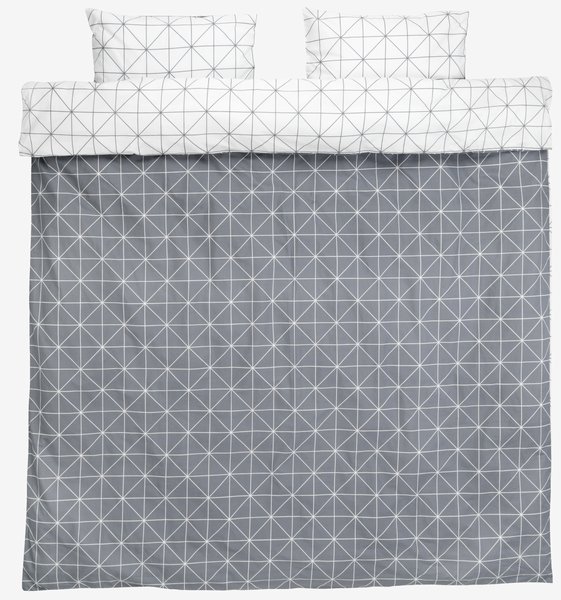 Duvet cover set ATLA King grey