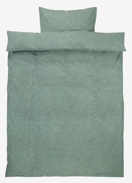 Flanellsengesett NADIA 140x200 grønn
