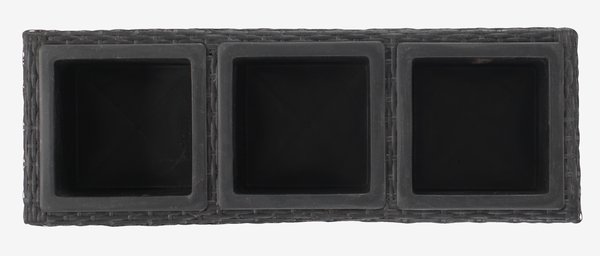 Цветарник STOKKAND Ш30xД83xВ60 черен