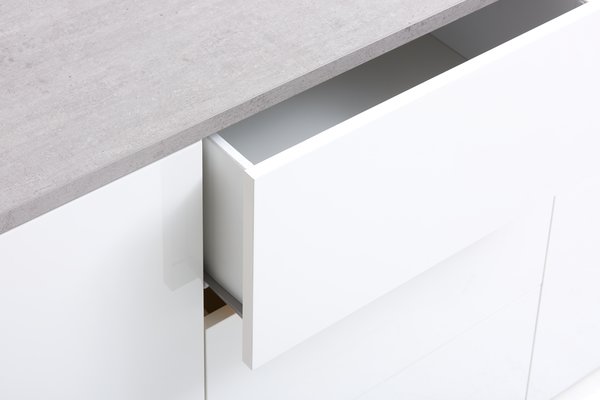 Credenza JERNVED 2 ante cemento/ultralucido