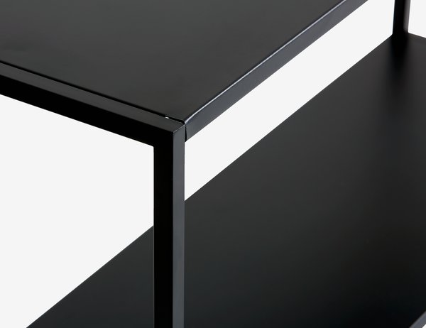Konzolový stolík VIRUM 26x80 čierna