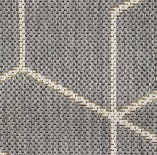 Tapis BALSATRE 160x230 gris/blanc