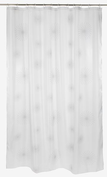 Sprchový závěs SVARTIVIK 180x230 bílá