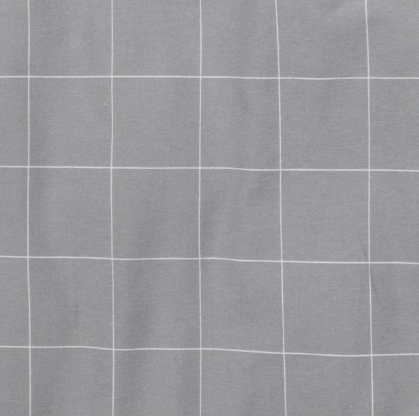 Duvet cover set THERESA flannel Single grey