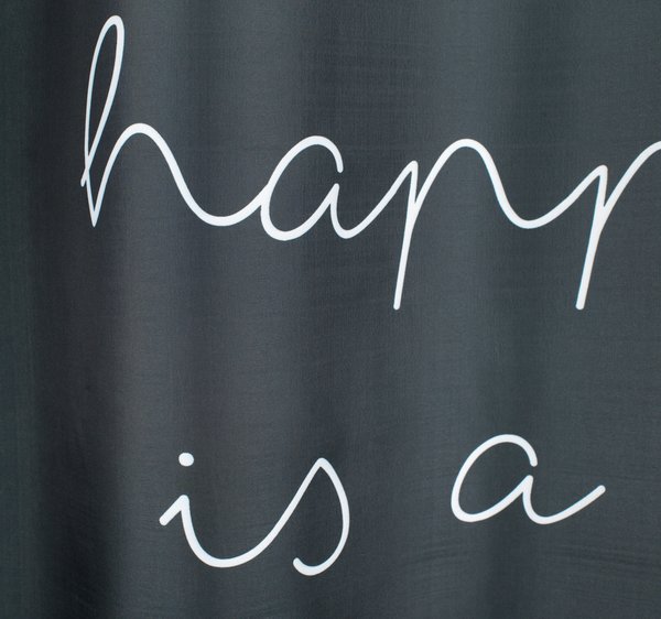 Douchegordijn RUNEMO 150x200 zwart