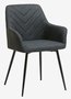 Chaise PURHUS gris/noir