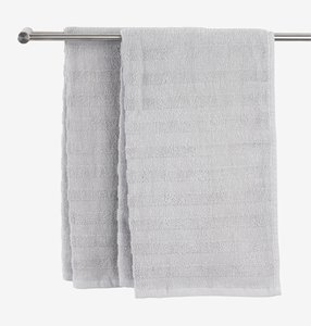 Badehåndkle TORSBY 65x130cm lys grå