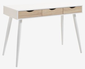 Desk PLOVSVAD 50x110 oak/white