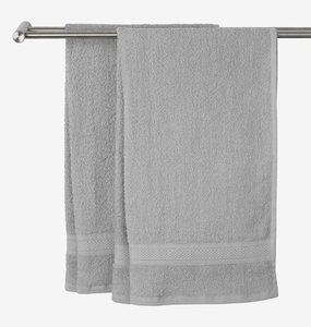 Handdoek UPPSALA 50x90 lichtgrijs