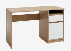 Bureau BILLUND 53x120 wit/eiken