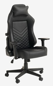 Scaun gaming ABILDAA negru