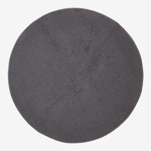 Tappeto bagno LUND Ø57 cm grigio antracite