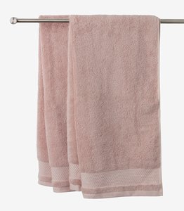 Badehåndklæde NORA 70x140 støvet rosa