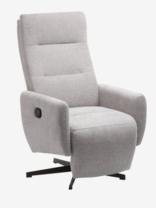 Fauteuil inclinable BREMDAL tissu gris clair