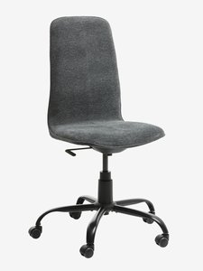 Cadeira de escritório SEJET alta cinzento escuro