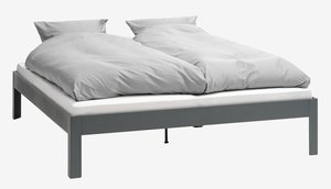 Struttura letto KILDEN 180x200 cm grigio scuro