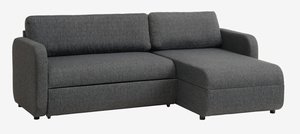 Sofa bed chaise longue JETSMARK grey