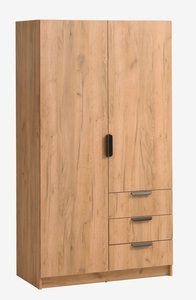 Wardrobe JENSLEV 96x176 oak