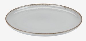 Assiette FERDUS Ø27cm porcelaine gris