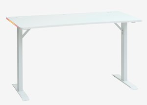 Herný stôl HALBJERG 65x135 s LED biela